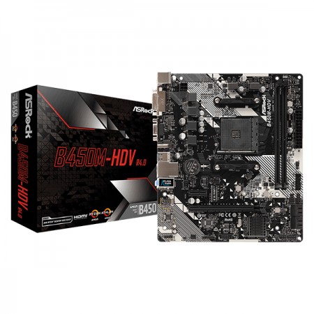 27524-ASRock-B450M-HDV-R40-1 ASRock B450M-HDV R4.0 - Image 1