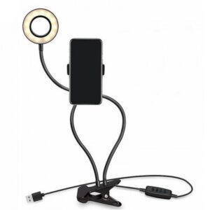 XO BGD001 Smartphone Led Ring 3" Holder Black - Image 2