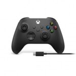 Microsoft Xbox/ PC Series Controller Black + Cable for Windows USB-C