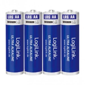 Logilink Baterije AA Alkaline LR6B4 4KOM - Image 1