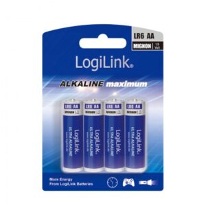 Logilink Baterije AA Alkaline LR6B4 4KOM - Image 3