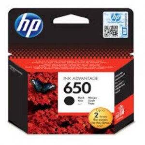 HP Cartridge CZ101AE No.650 Black - Image 1