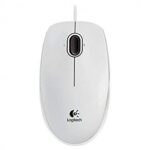 Logitech Miš Optical B100 White USB